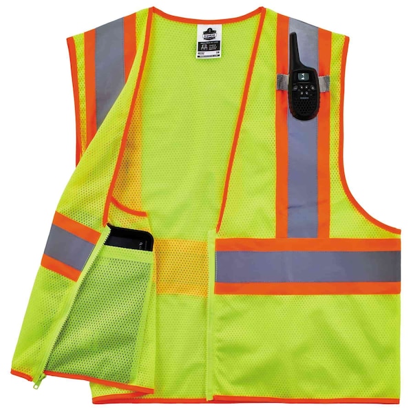 Ergodyne Lime Type R Class 2 Economy Two-Tone Ves - 8229Z