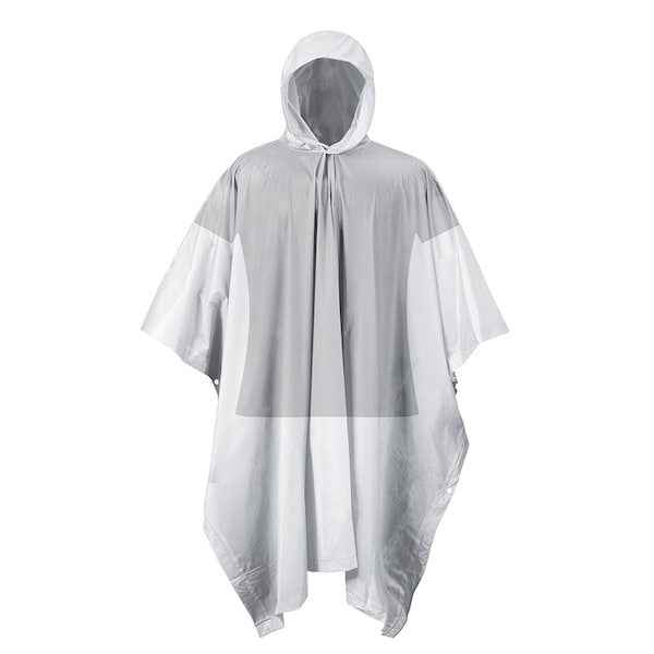 Rps Outdoors RPS ADULT EVA PONCHO CLEAR - 51-114C