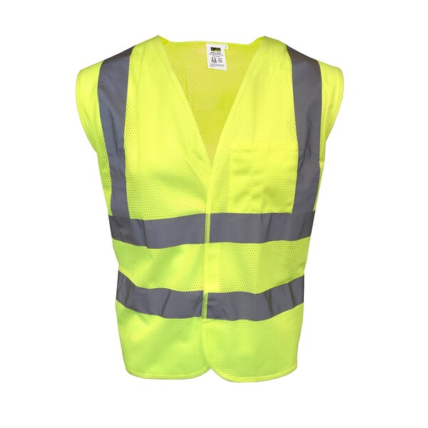 Cordova Safety Vest, Type R, Class 2, Mesh, Lime - V241P2XL