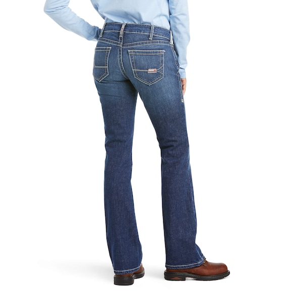 Ariat Women's Flame Resistant Pants, 20 cal/sq cm, M 12.5 oz Denim - 10016176