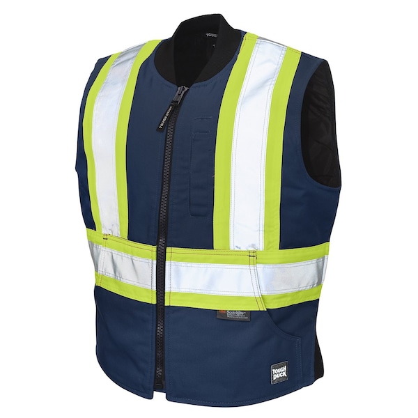 Tough Duck Duck Safety Vest, SV062-NAVY-5XL - SV062
