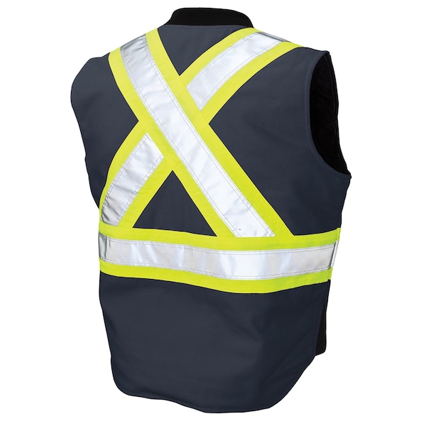 Tough Duck Duck Safety Vest, SV062-NAVY-5XL - SV062