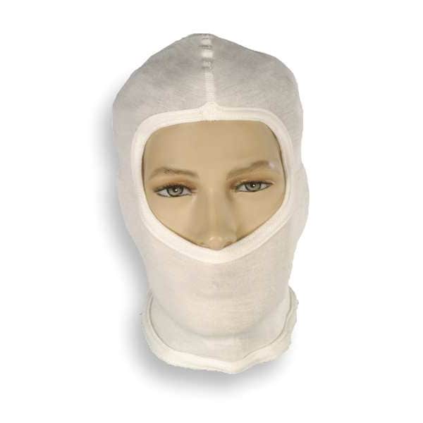 National Safety Apparel Balaclava, Nomex(R), 6 oz, White, Universal - H12NK
