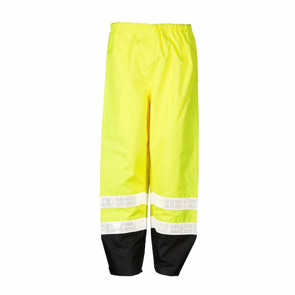 Kishigo 2-Piece Rainsuit with Hood, Jacket/Pant, Storm Stopper Pro, Class 3, Hi-Vis Lime, Size L/XL - RW100-L-XL