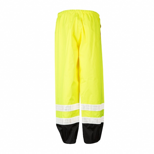 Kishigo 2-Piece Rainsuit with Hood, Jacket/Pant, Storm Stopper Pro, Class 3, Hi-Vis Lime, Size L/XL - RW100-L-XL