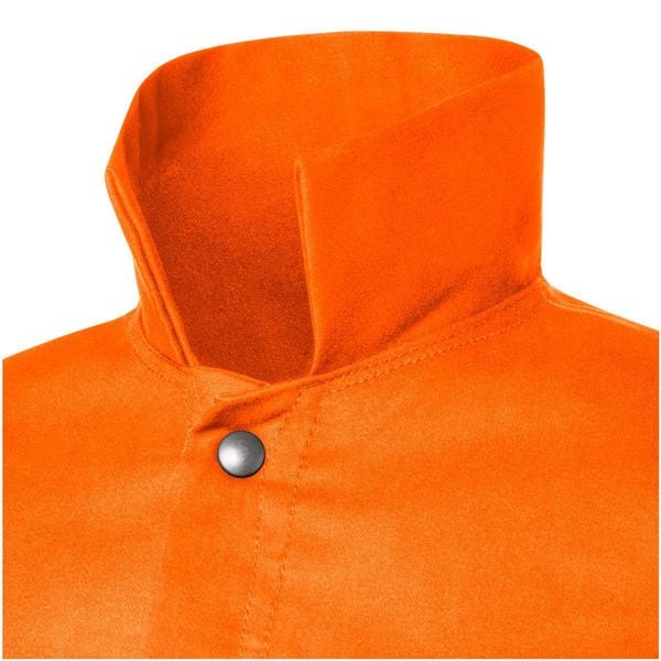 Steiner Welding Jacket, XL, 9 oz Cotton with Cowhide Sleeves, Snaps Closure - 1250-X