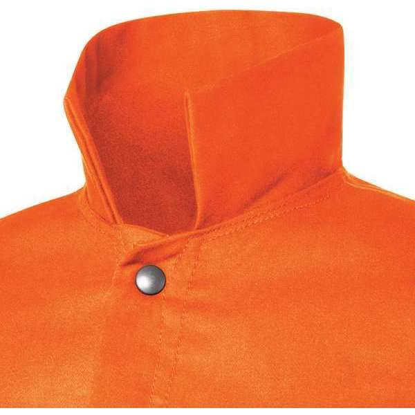 Steiner Welding Jacket, XL, 9 oz Cotton with Cowhide Sleeves, Snaps Closure - 1250-X