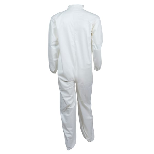 Kleenguard Disposable Coveralls, Collared, 2XL, KleenGuard(TM) A40, Zipper, Elastic Cuff, Elastic Ankle, 25 PK - 44315