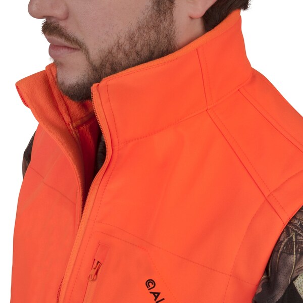 Allen Co Softshell Blaze Hunting Vest, Mens, XL, Blaze Orange - 2423