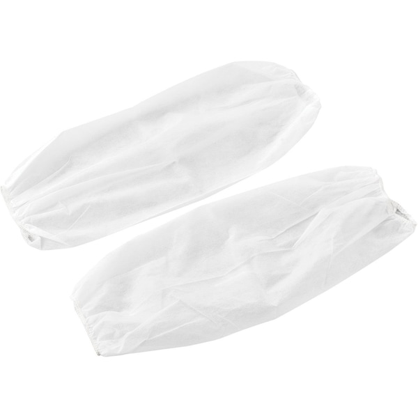 Global Industrial Disposable Sleeves, 18 in Length, White, 200 PK - 708207