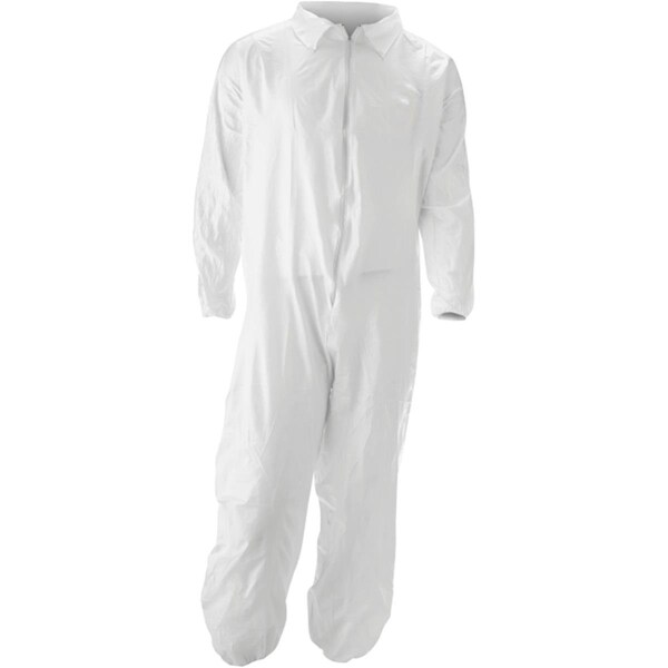 Light House Beauty Malt ProMax Coverall - Small, White - LI2655956