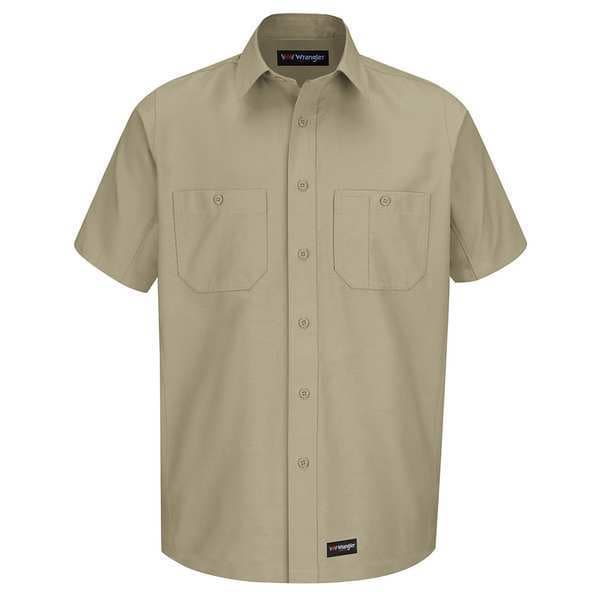Dickies Men's Short Sleeve Shirt, 40% Polyester, 60% Cotton, Button Closure, XL - WS20KH SS XL