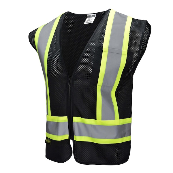 Radians Safety Vest, SV22 Economy Type O, Black, L - RAD-SV22- ZBM-LARGE