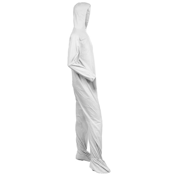Kleenguard Disposable Coveralls, Hooded, 4XL, KleenGuard(TM) A40, Zipper, Elastic Cuff, Elastic Ankle, 25 PK - 44337
