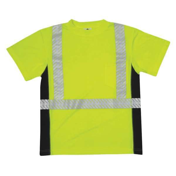 Kishigo Unisex Short Sleeve Hi-Vis Black Sided T-Shirt, Polyester, M - 9114-M