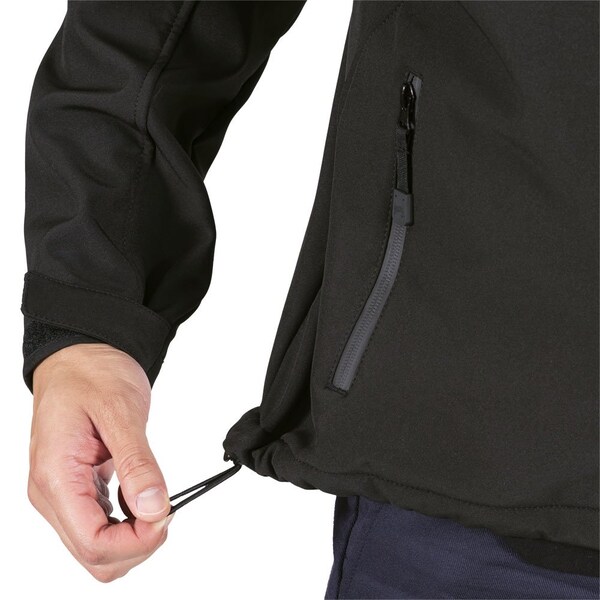 Pioneer Men Heated Softshell Jacket, Black, 4XL - V1210370U-4XL