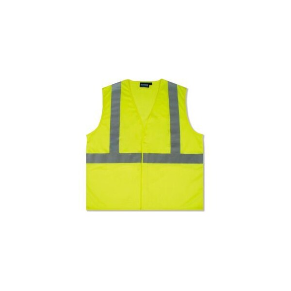 Erb Safety Aware Wear ANSI Class 2 Economy Mesh Vest, 61426 - Lime, Size L - 61426