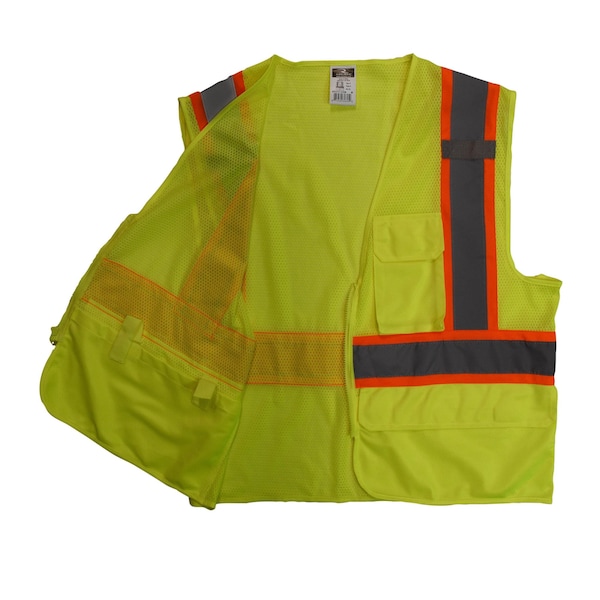 Radians Radians SV272-2 Type R Class 2 Multipurpose Surveyor Vest, Size: Xl - SV272-2ZGM-XL