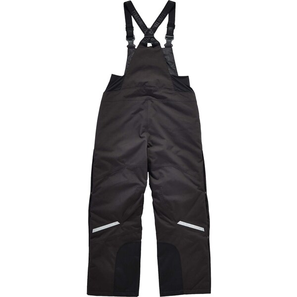 N-Ferno Thermal Bib Overalls, Black, XL, Nylon, 43" Waist, Black, Xl - 6471