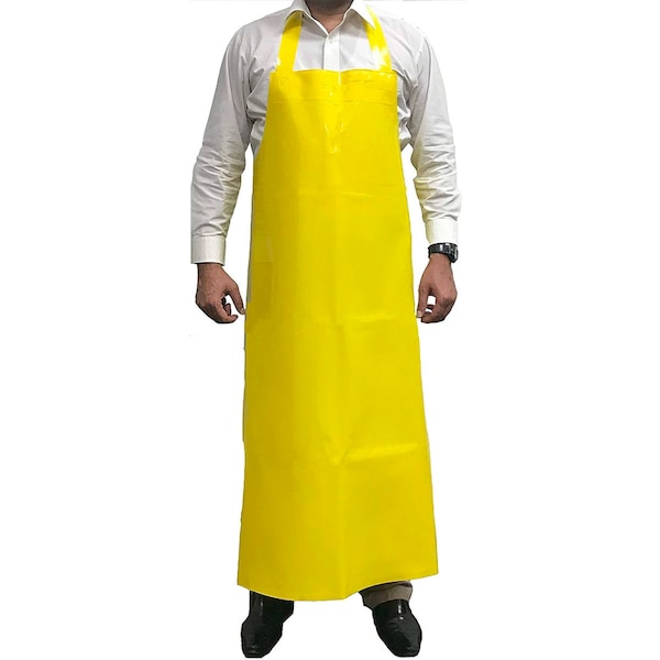 Kleen Handler Waterproof TPU Bib Adjustable Neck Apron, Blue, 11.8 Mil - BLKH-HDS-TPU-AP2Y1