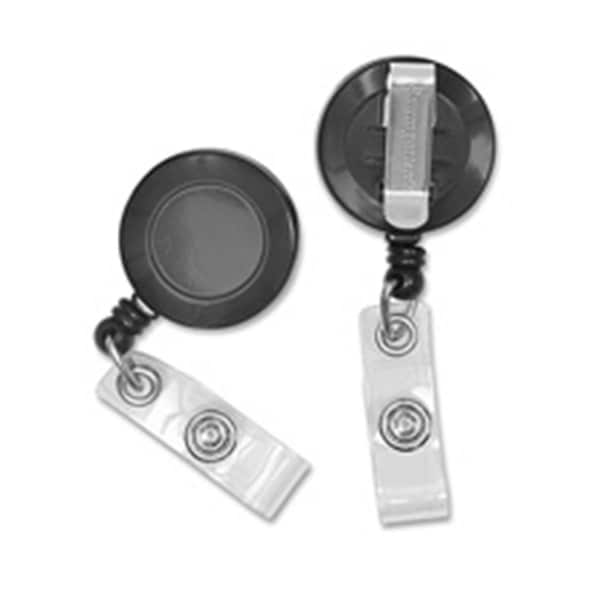 Workstation Standard ID Badge Reels Round Belt Clip Strap, 25PK - WO528942