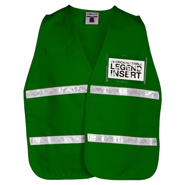 Kishigo Green, Not ANSI Compliant, Incident Command Vest - 3705I