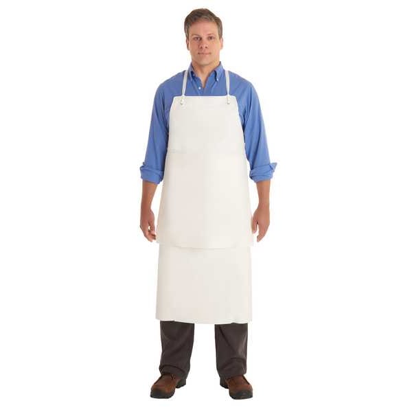 Ansell Die Cut Apron, 44in. x 33 in., White, PK12 - 56-103