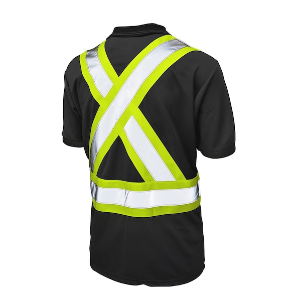 Tough Duck Short Sleeve Safety Polo Shirt, ST171-BL - ST171