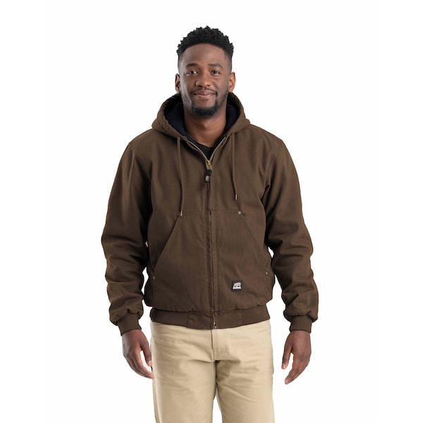 Berne Heartland Washed Duck Hooded Work Jacket - HJ375