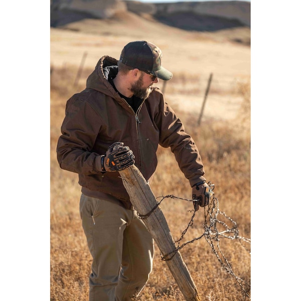 Berne Heartland Washed Duck Hooded Work Jacket - HJ375