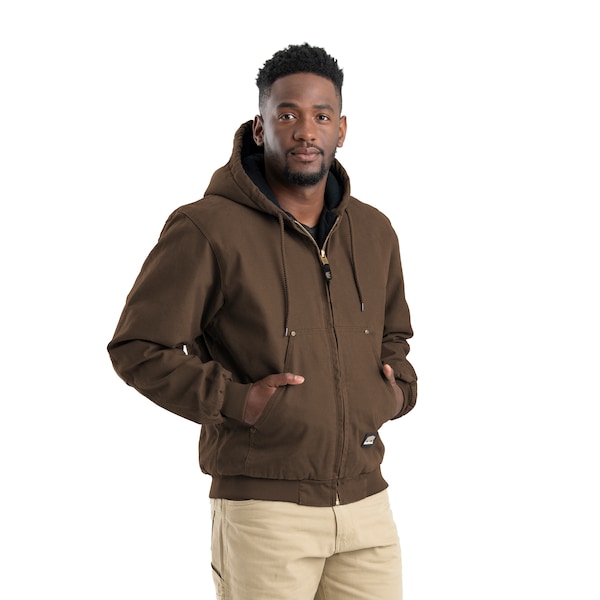 Berne Heartland Washed Duck Hooded Work Jacket - HJ375