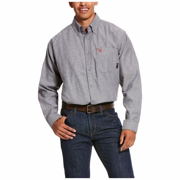Ariat Men's FR Durastretch Work Shirt, 8.3 cal/sq cm, XL, DuraStretch Work Shirt - 10027885