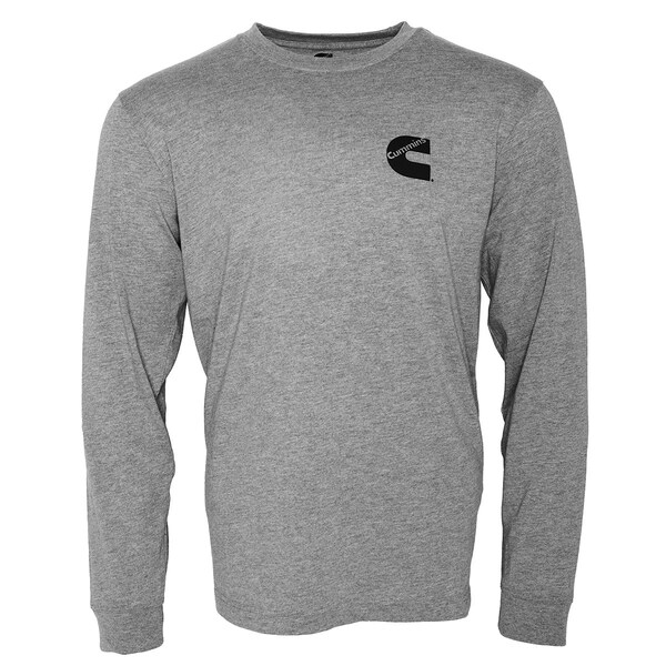 Cummins Long Sleeve Tee Mens Htr Gry Med - CMN4783