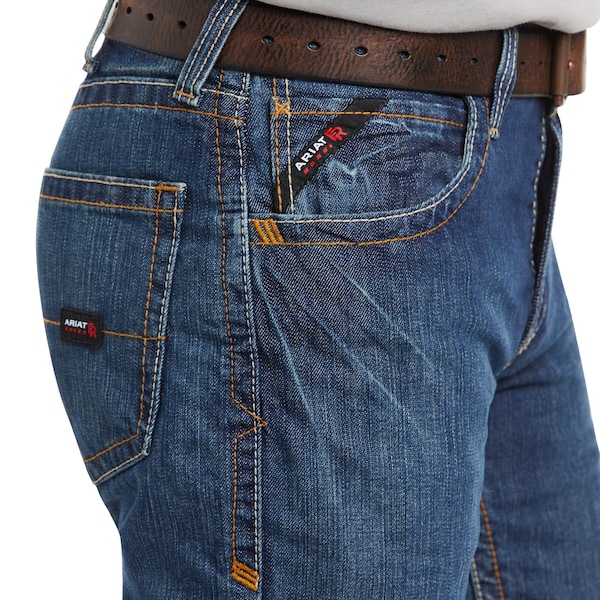 Ariat Men's Flame Resistant Pants, 20 cal/sq cm, S 13 oz Denim - 10015160