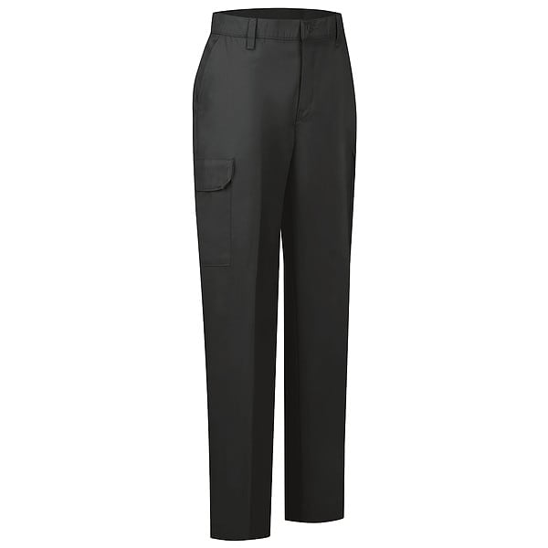 Red Kap Women's Work Pant, 4, Black, 35% Cotton, 65% Polyester - PT89BK 04 28