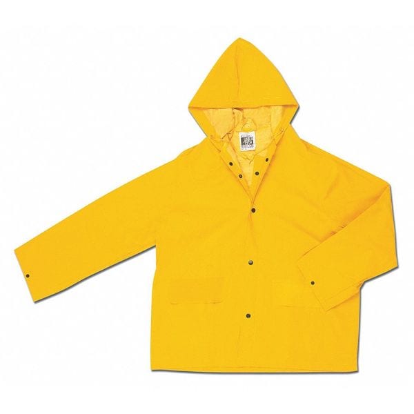 Mcr Safety Classic .35Mm PVC Poly Jacket W Att, 3XL - 200JHX3
