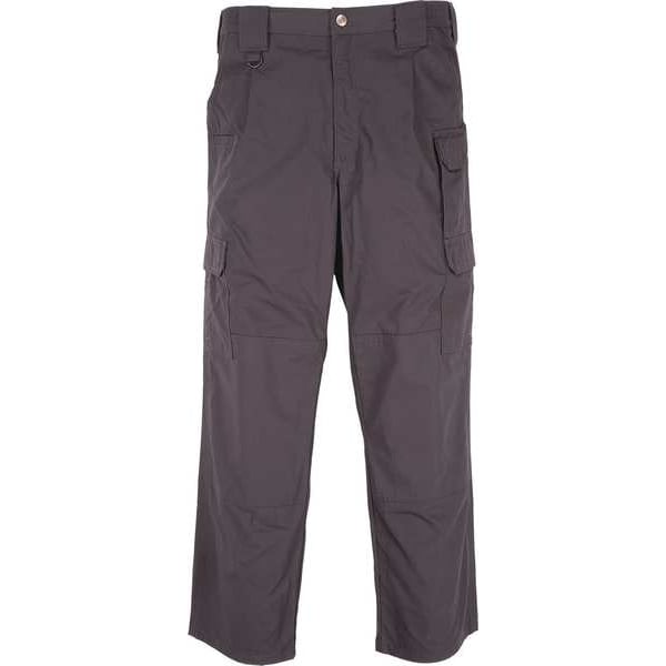 5.11 Men's Tactical Pants, 34 in, Charcoal, PTFE Treated 65%/35% Poly Cotton/Ripstop - 74273