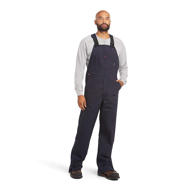 Ariat Bib Overalls, 15 cal/sq cm ATPV, 2XL, 32 in Inseam, Adjustable Straps, Buckle - 10034651