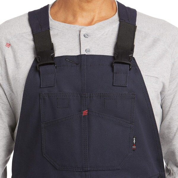 Ariat Bib Overalls, 15 cal/sq cm ATPV, 2XL, 32 in Inseam, Adjustable Straps, Buckle - 10034651