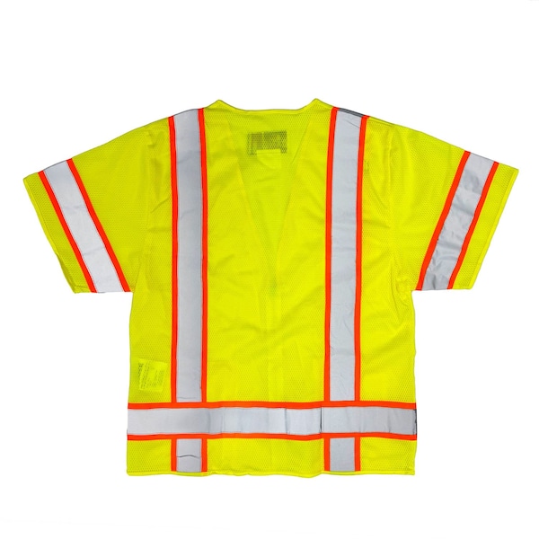 Game Workwear Hi-Vis Economy Vest 3XL Class 3 , Zipper Closure - I-678E
