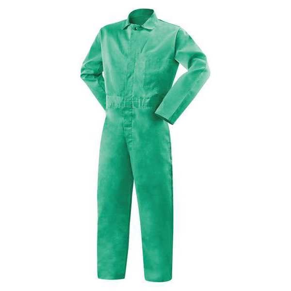 Steiner FR Cotton Coveralls, 6XL, 32 in Inseam, Cotton, Snap - 1035-6X
