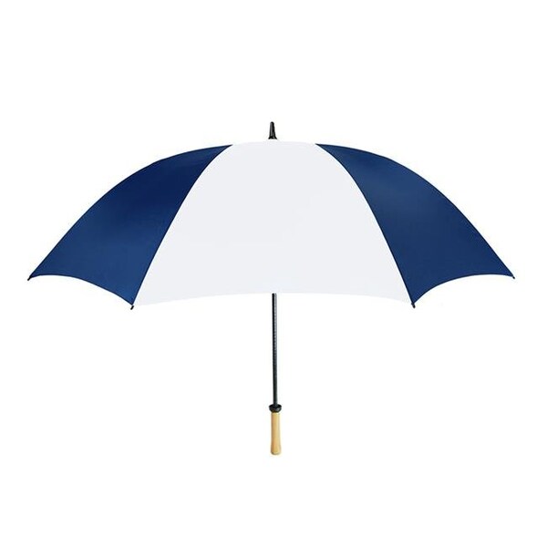 Natico Originals Natico Originals 60-42-NBL-WH 42 in. Spectrum Auto Open Umbrella; Navy Blue & White - 60-42-NBL-WH