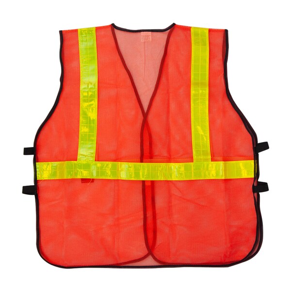 Safe Handler Lattice Reflective Safety Vests, Large, Orange(10-Pack) - BLSH-ES-L-SV2O-10