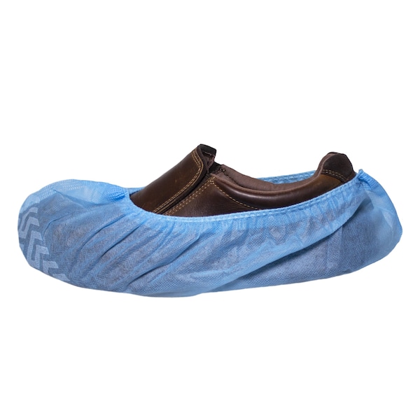 Lighthouse Disposable Shoe Covers, Blue, Slip Resistant Sole: Yes , XL - USCB528U18