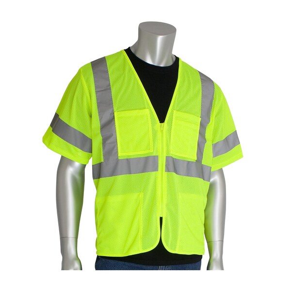 Pip Class 3, Economy Mesh Vest, Yellow - 303-MVGZ4P-LY/5X