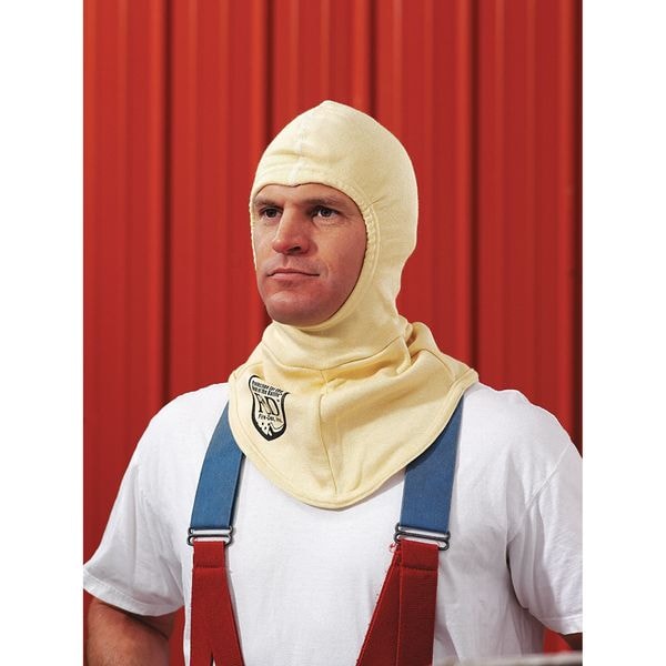 Fire-Dex Fire Hood, P84(R)Kevlar(R)/Lenzing FR(R), Gold, Universal - H37PFNB