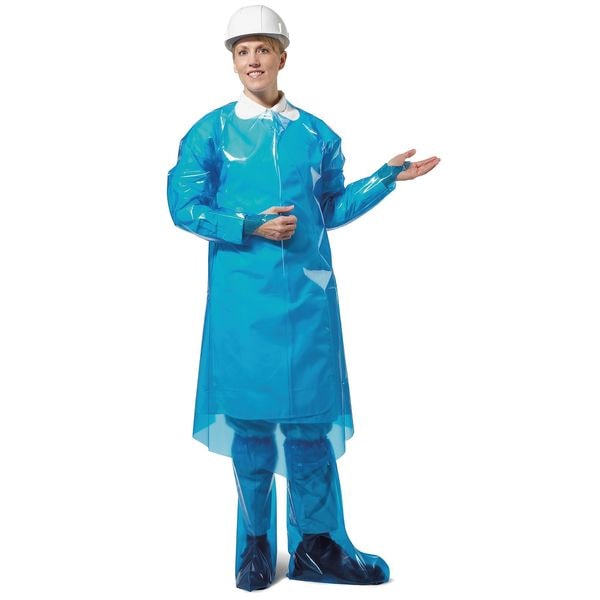 Polyco Gown, L, 50 In. L, 42 In. W, Thumb Loop, PK50 - 42500
