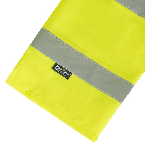 Pioneer Oxford PVC Hi Viz Rain Suit, Green, Medium, 150 Denier Oxford Polyester with PU Backing, M - V1080360U-M