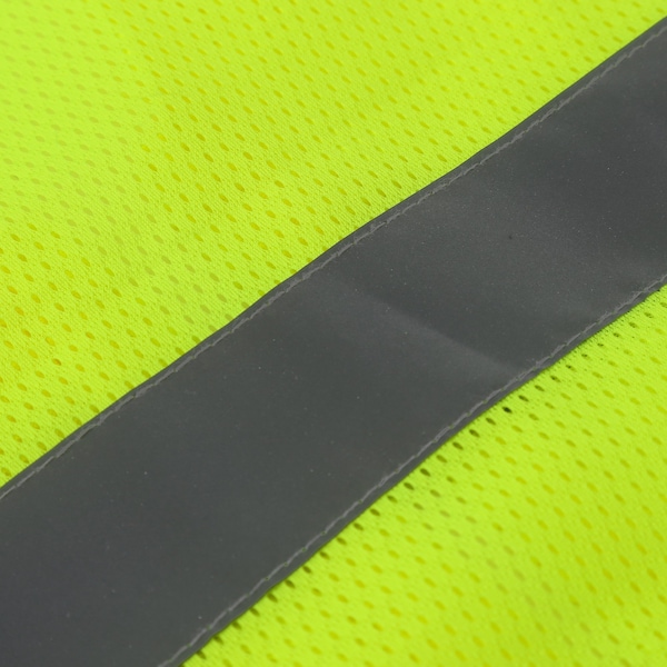 2W International Hi-Vis Economy Safety Vest L Class 2 U Back, , Zipper 4 Pockets - A520C-2 L