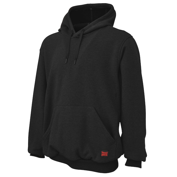Tough Duck Popover Hoodie, WJ222-BLACK-3XL - WJ222